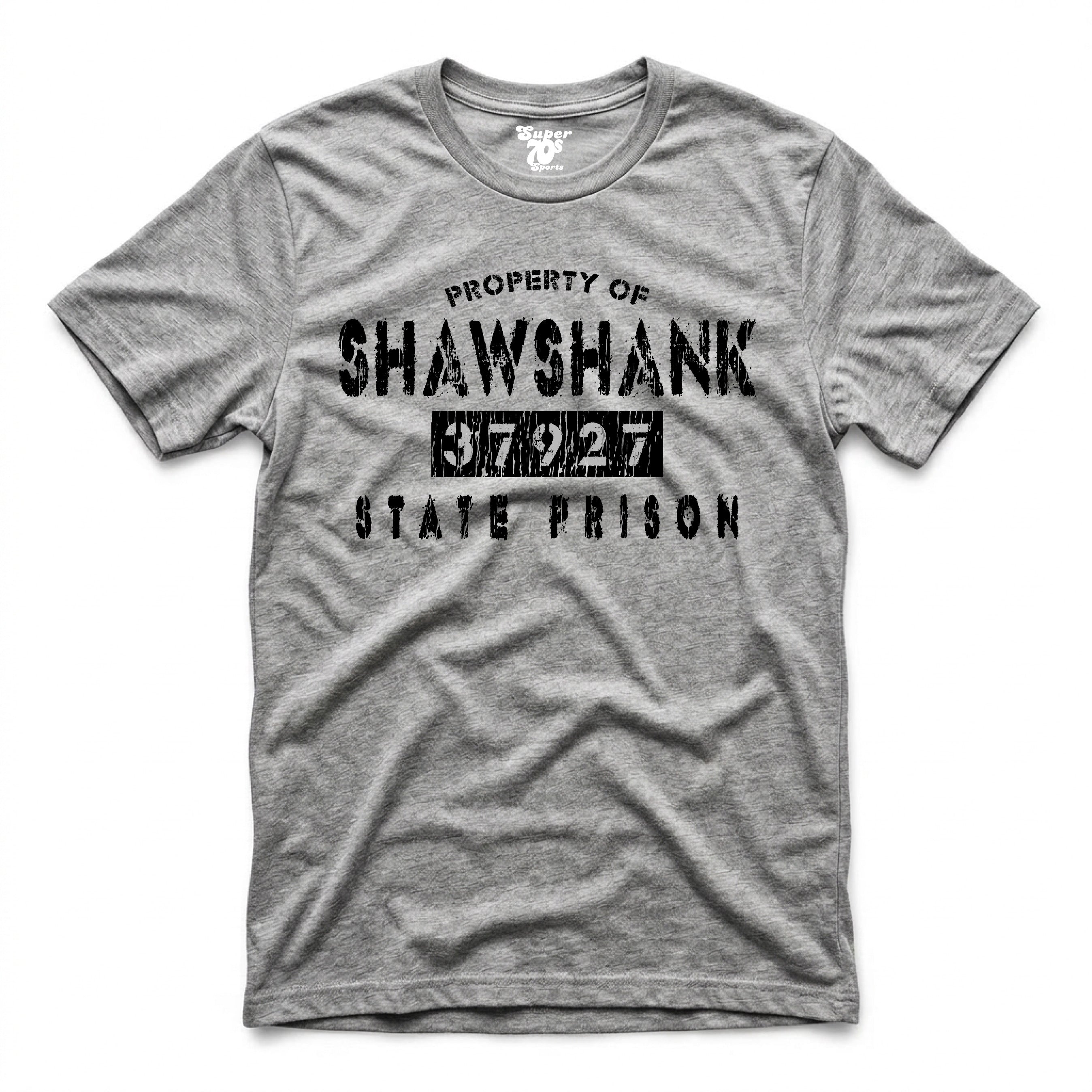 トップス Raleigh 1977 PRISON SHIRTS Shawshank State Prison Tee – Super 70s Sports