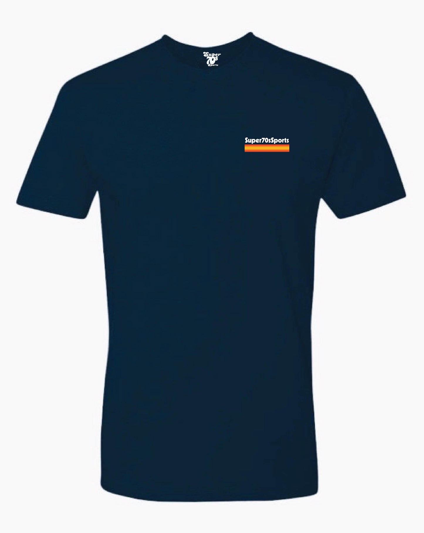 S7S Striped Small Logo Tee