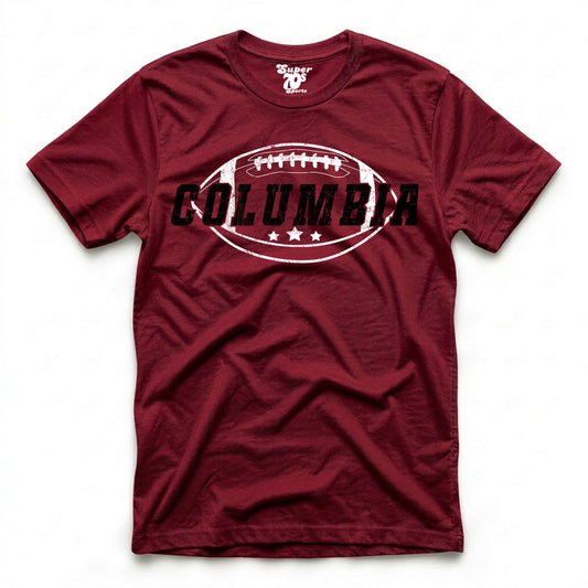 New Columbia SC Football Tee