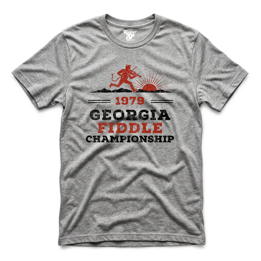 Georgia Fiddle Championship retro graphic T-shirt