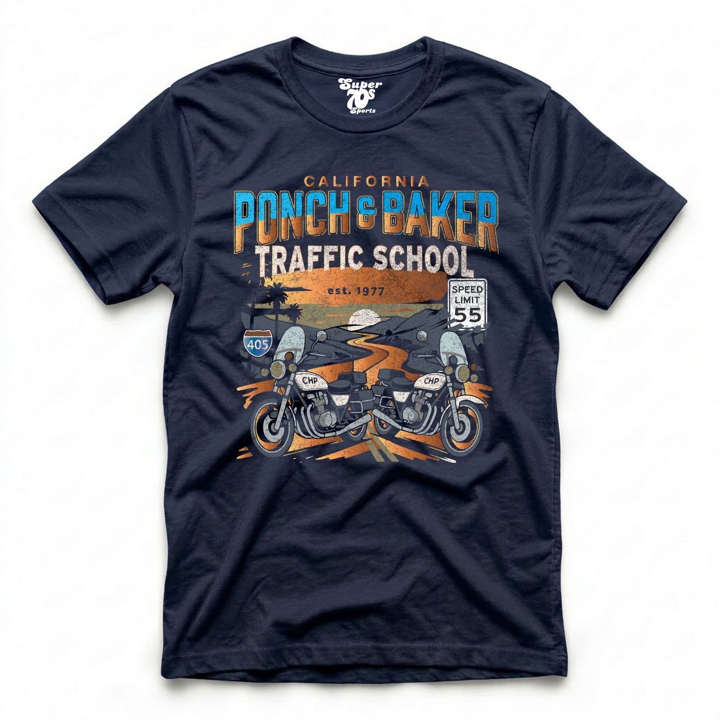 Ponch and Baker Traffic School Tee