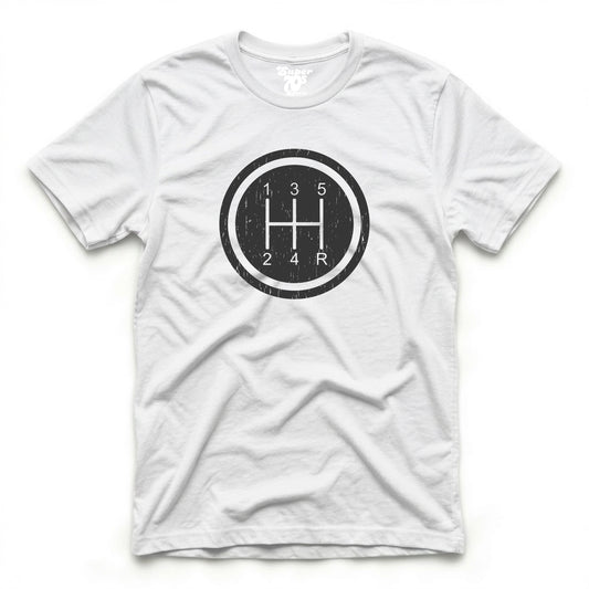 Stick Shift retro graphic T-shirt