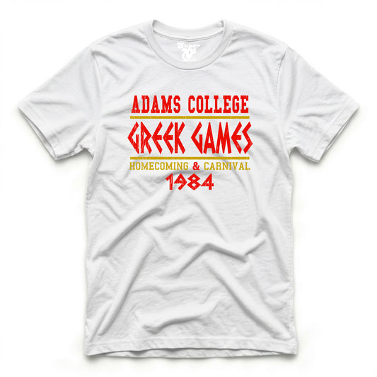 Adams College Greek Games Tee