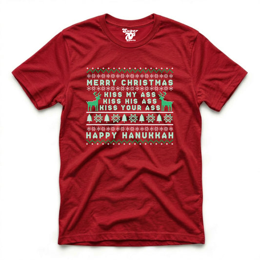 Merry Christmas Happy Hanukkah Tee