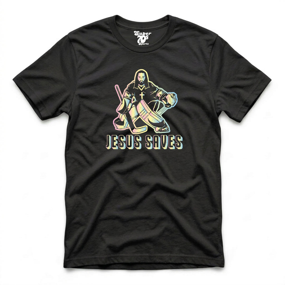 Jesus Saves - Hockey Tee