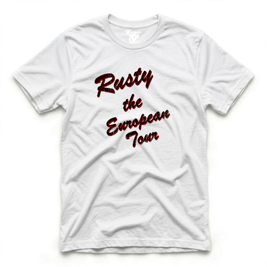Rusty The European Tour Tee