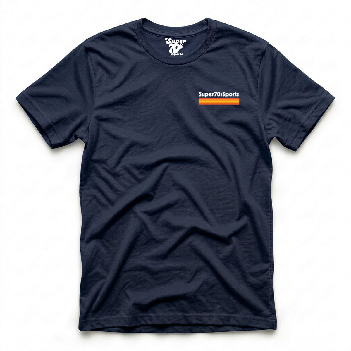 S7S Striped Small Logo Tee