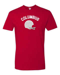 Columbus Football Red Tee
