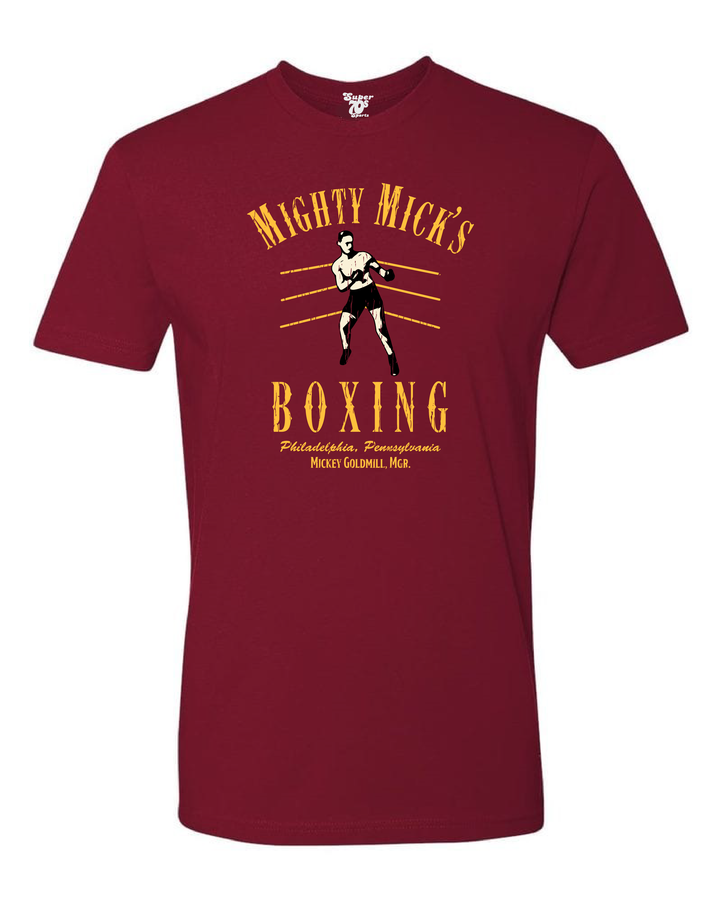 Style3 Maglietta Rocky Per Bambini E Ragazzi - Mickey's Boxing Balboa Mighty Mick Gym - 100% Cotone