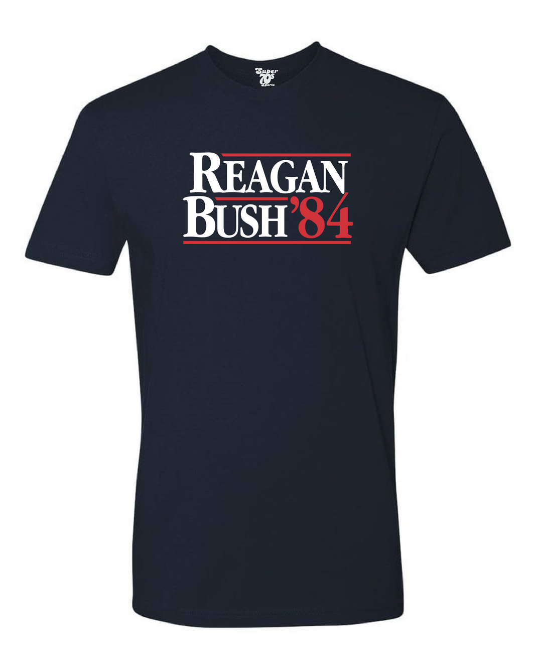 The Election Year Reagan Bush 84 Pocket Tee in Navy by Full Time American main image 1