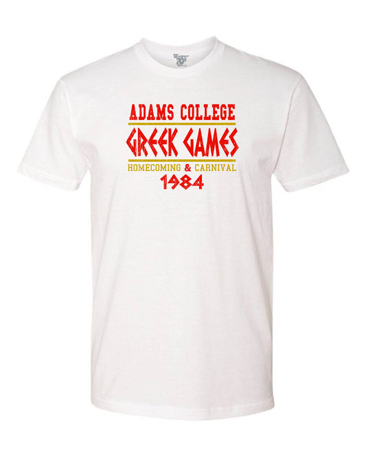 Adams College Greek Games Tee