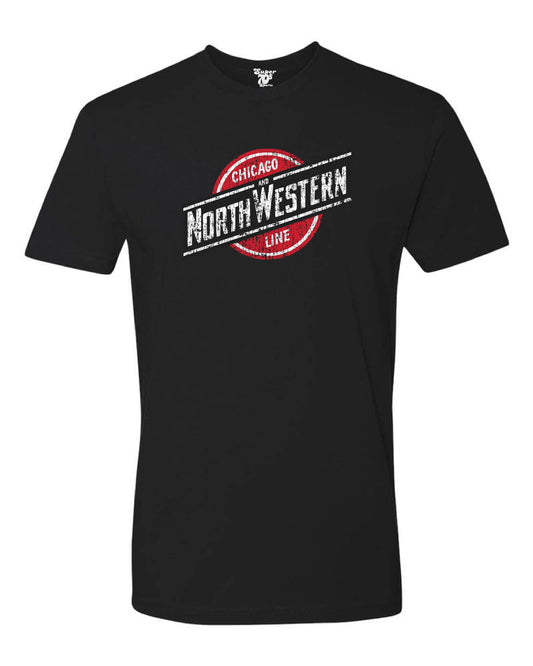 Chicago North Western Line Tee